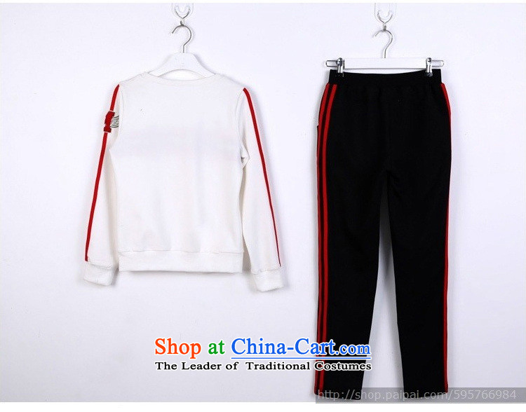 New products fall 1350#2015 female stylish European and American Casual Wear Package temperament sweater Sau San two kits white S picture, prices, brand platters! The elections are supplied in the national character of distribution, so action, buy now enjoy more preferential! As soon as possible.