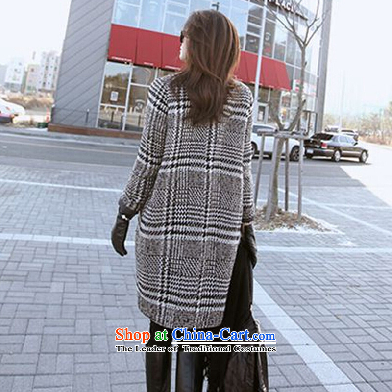 The fall of new products women YN2015 boxed long coats)?? jacket Korean gross elegant lapel long-sleeved jacket , L WOOL-yeon Tysan shopping on the Internet has been pressed.