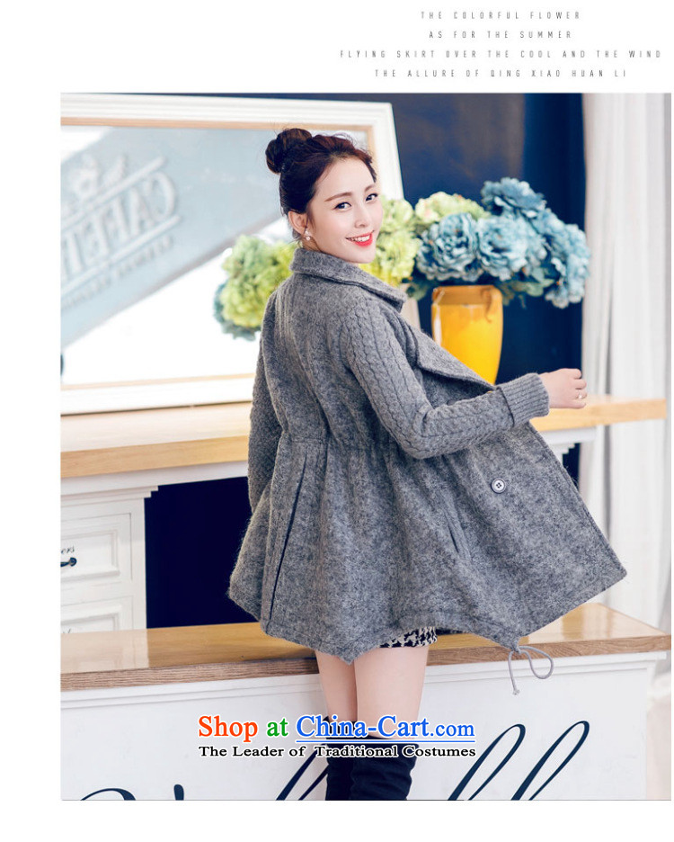 Replace the spring and autumn 2015, Hee-new Korean fashion Sau San with cap zipper video thin under rule does not double-jacket coat? female gross winter Light Gray L picture, prices, brand platters! The elections are supplied in the national character of distribution, so action, buy now enjoy more preferential! As soon as possible.
