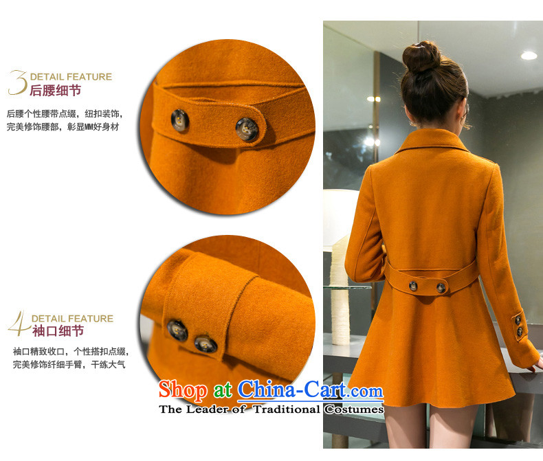 Sin has already installed the autumn of 2015, Sin new Korean citizenry elegant thick a wool coat jacket in gross? Long Large cloak female Kim and L photo, prices, brand platters! The elections are supplied in the national character of distribution, so action, buy now enjoy more preferential! As soon as possible.
