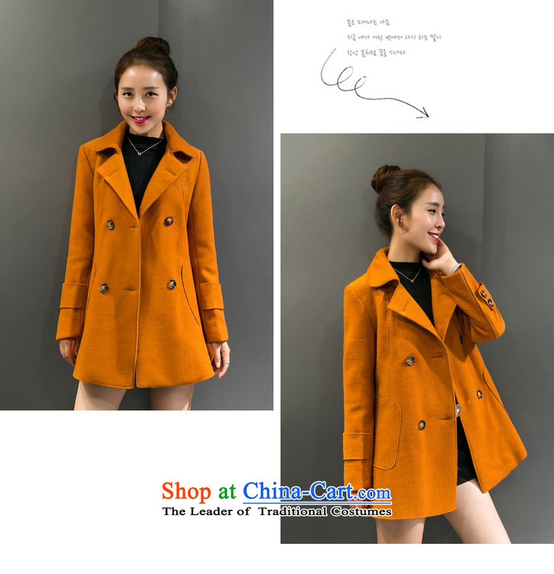 Sin has already installed the autumn of 2015, Sin new Korean citizenry elegant thick a wool coat jacket in gross? Long Large cloak female Kim and L photo, prices, brand platters! The elections are supplied in the national character of distribution, so action, buy now enjoy more preferential! As soon as possible.
