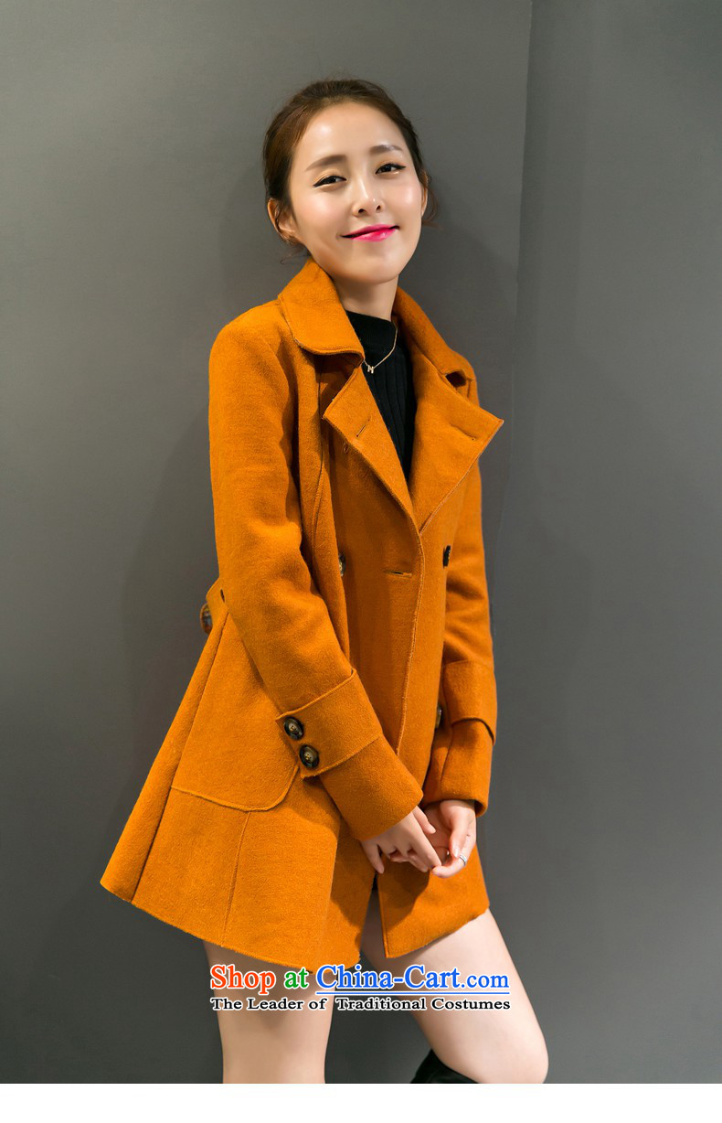 Sin has already installed the autumn of 2015, Sin new Korean citizenry elegant thick a wool coat jacket in gross? Long Large cloak female Kim and L photo, prices, brand platters! The elections are supplied in the national character of distribution, so action, buy now enjoy more preferential! As soon as possible.