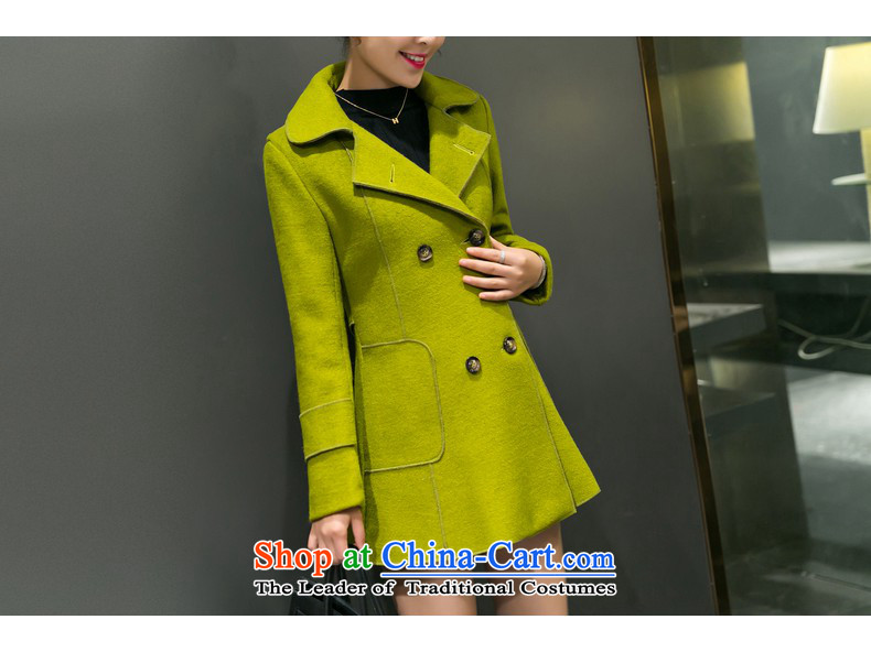 Sin has already installed the autumn of 2015, Sin new Korean citizenry elegant thick a wool coat jacket in gross? Long Large cloak female Kim and L photo, prices, brand platters! The elections are supplied in the national character of distribution, so action, buy now enjoy more preferential! As soon as possible.