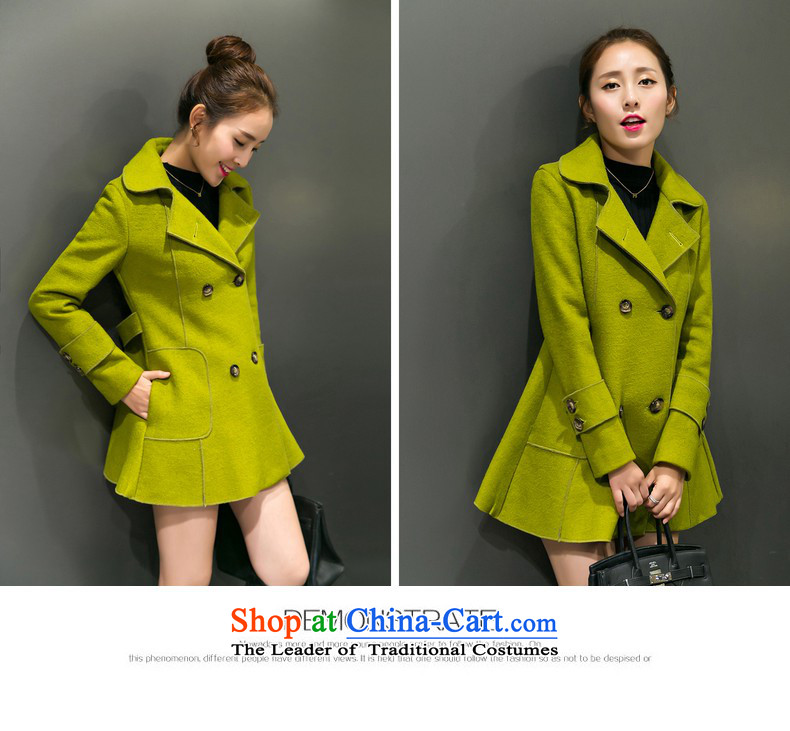 Sin has already installed the autumn of 2015, Sin new Korean citizenry elegant thick a wool coat jacket in gross? Long Large cloak female Kim and L photo, prices, brand platters! The elections are supplied in the national character of distribution, so action, buy now enjoy more preferential! As soon as possible.