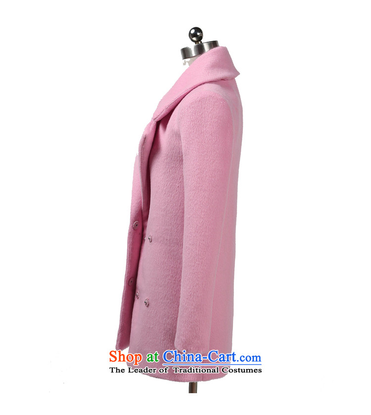 The OSCE's Lai 2015 Elizabeth autumn and winter new Korean version of long coats Cocoon)?-pink a gross pink female jacket? S picture, prices, brand platters! The elections are supplied in the national character of distribution, so action, buy now enjoy more preferential! As soon as possible.
