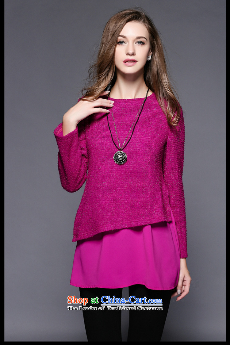 The autumn 2015 new Zz&ff larger women leave two loose video thin coat long-sleeved sweater T-shirt girl in red XXXL ZZS9618 picture, prices, brand platters! The elections are supplied in the national character of distribution, so action, buy now enjoy more preferential! As soon as possible.