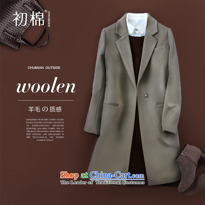 The beginning of the autumn and winter 2015 Cotton new gun connection for 94.3 per cent of female tea coats wool? 155/S, color cotton early shopping on the Internet has been pressed.