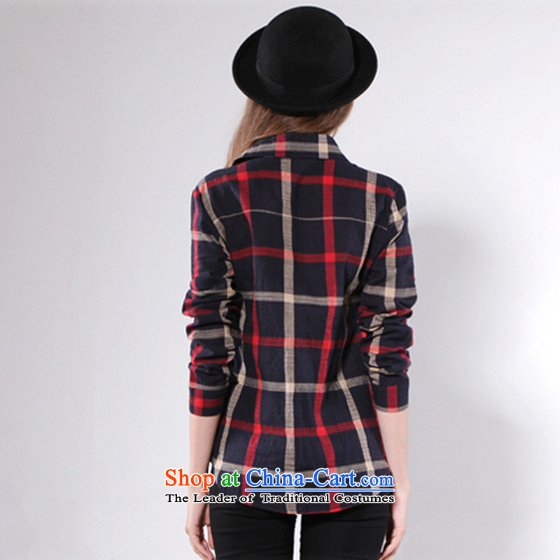 O Ya-ting European site to the new xl women 2015 autumn and winter thick mm video thin long-sleeved T-shirt, forming the cotton linen Sau San latticed cardigan blouses picture color 3XL 145-165 recommends that you, O Jacob aoyating Ting () , , , shopping