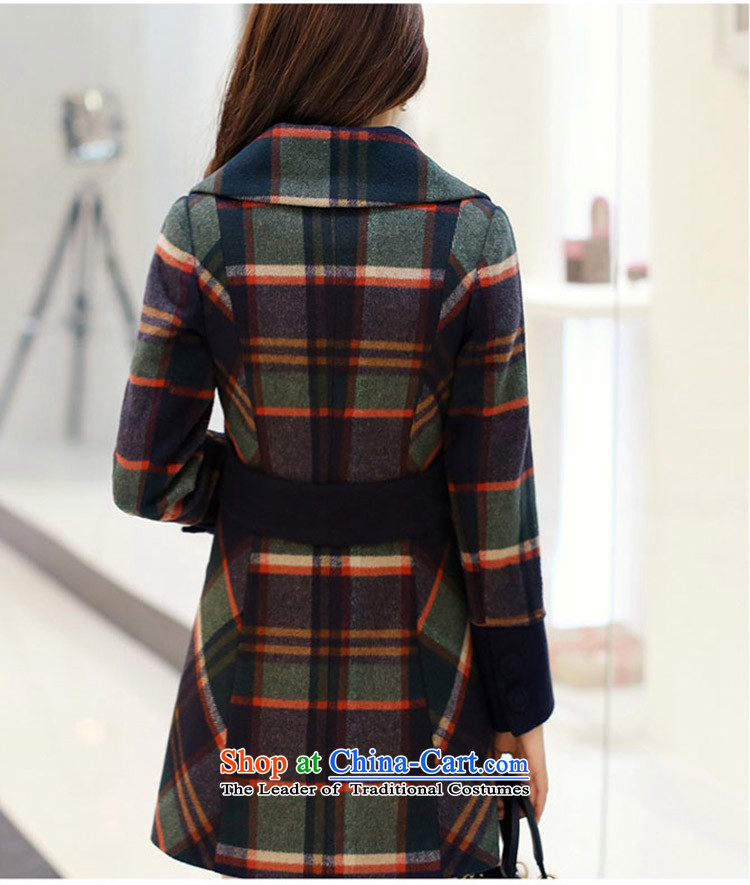 The 2015 autumn Yuen new Korean female Grid) jacket coat NRJ9487 Sau San cream XL Photo, prices, brand platters! The elections are supplied in the national character of distribution, so action, buy now enjoy more preferential! As soon as possible.