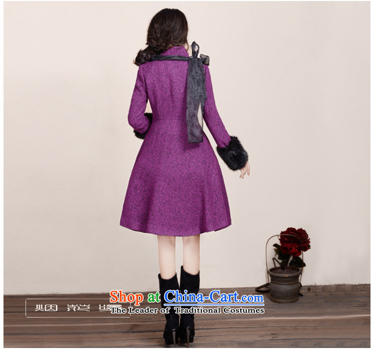Fireworks Hot Winter 2015 new women's temperament sweet long jacket, gross? S pictures, 歆 purple price, brand platters! The elections are supplied in the national character of distribution, so action, buy now enjoy more preferential! As soon as possible.