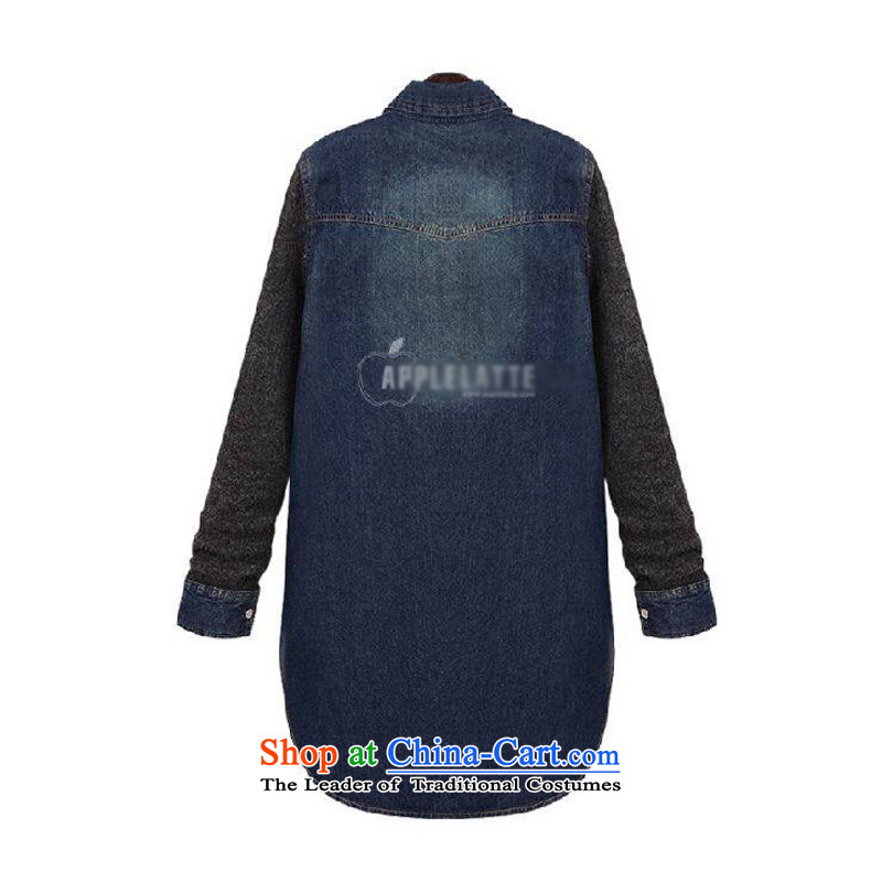 O Ya-ting to xl female western new expertise of autumn mm2015 cowboy knitting sweater stitching in forming the long graphics thin shirt color picture 37.87 2XL 125-145 recommends that you, O Jacob aoyating Ting () , , , shopping on the Internet