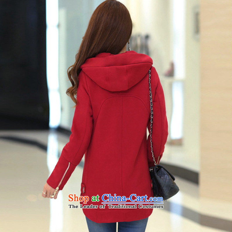 Shin Sung to increase women's code 200 catties sweater COAT 2015 autumn and winter, zipper Korean long woolen sweater plus lint-free sweater Cardigan Bay 679 red plus recommendations 175-185) 5XL( lint-free) jallaud poem catty (YALUOSHI) , , , shopping on the Internet