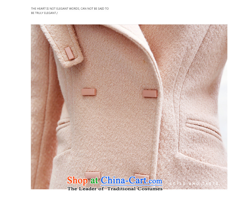 2015 winter paradise awakening the new Korean women's stylish Sau San? coats that long hair? jacket beige S picture, prices, brand platters! The elections are supplied in the national character of distribution, so action, buy now enjoy more preferential! As soon as possible.