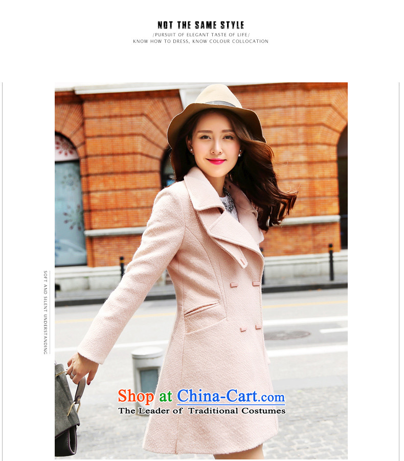 2015 winter paradise awakening the new Korean women's stylish Sau San? coats that long hair? jacket beige S picture, prices, brand platters! The elections are supplied in the national character of distribution, so action, buy now enjoy more preferential! As soon as possible.