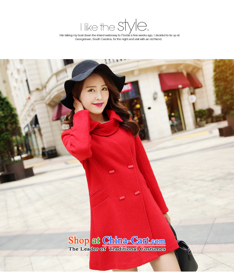 2015 winter paradise awakening the new Korean women's stylish Sau San? coats that long hair? jacket beige S picture, prices, brand platters! The elections are supplied in the national character of distribution, so action, buy now enjoy more preferential! As soon as possible.