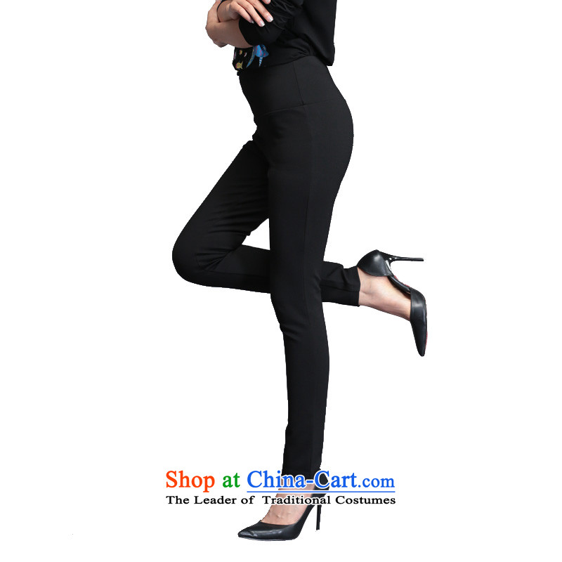 The Korean version of the fertilizers feelnet xl female thick mm thick autumn and winter casual pants female castor video thin Waist Trousers large forming the High 1766 4XL black trousers code ,FEELNET,,, shopping on the Internet