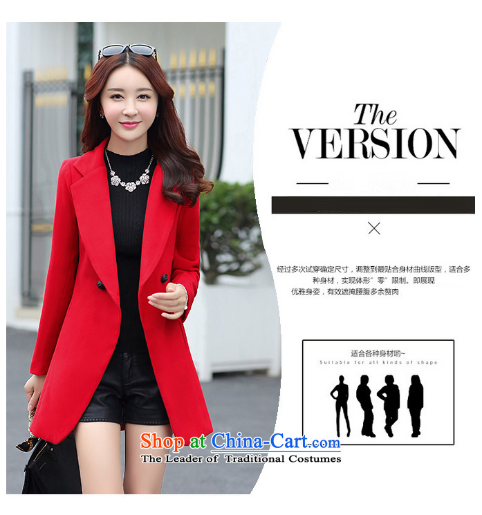 Install the latest autumn and winter jegesiman2015) won in Sau San long version of coats jacket coat it? female 803 English thoroughbred L picture, prices, brand platters! The elections are supplied in the national character of distribution, so action, buy now enjoy more preferential! As soon as possible.