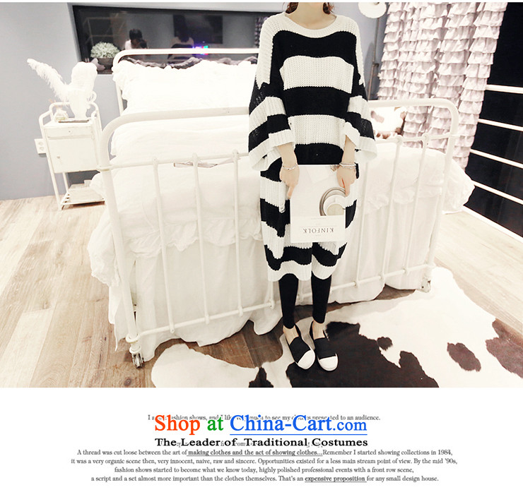 Replace the Spring and Autumn period the new 2015 Korea to increase women's code thick sister loose thick, Hin thin, Korea version long thick MM han bum stripes jacket and black sweater are code picture, prices, brand platters! The elections are supplied in the national character of distribution, so action, buy now enjoy more preferential! As soon as possible.