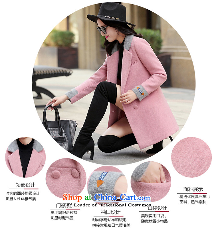 Mrs M land 2015 Fall/Winter Collections new stylish and simple and classy jacket coat female wine so gross red L picture, prices, brand platters! The elections are supplied in the national character of distribution, so action, buy now enjoy more preferential! As soon as possible.