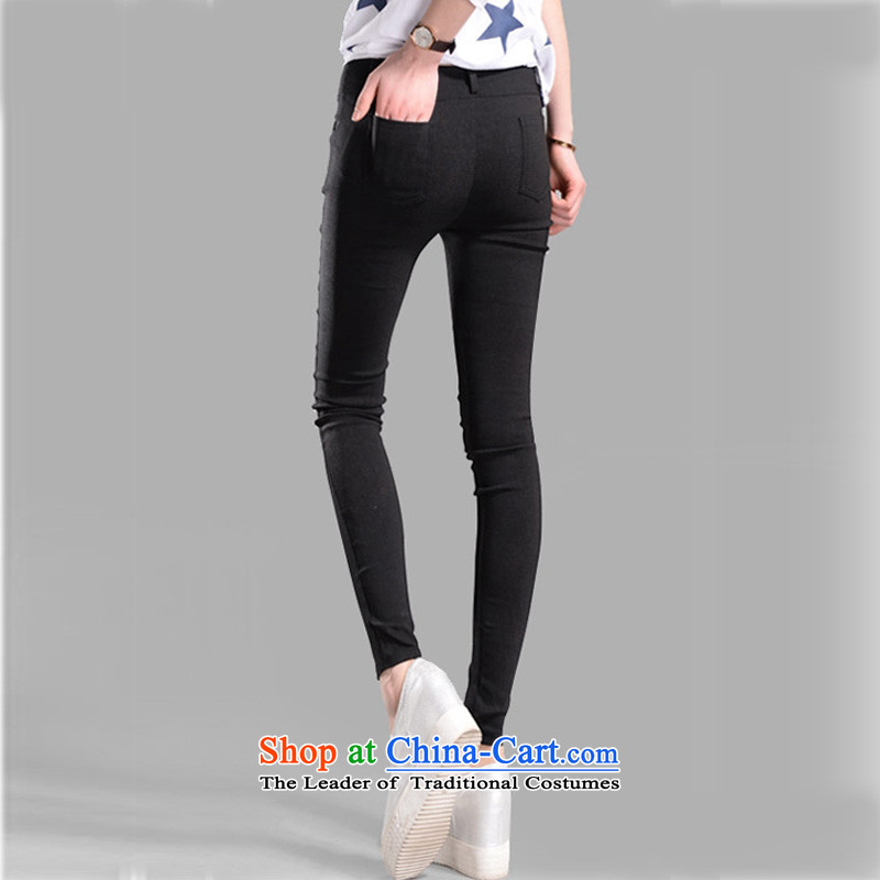 O Ya-ting 2015 autumn and winter Korean women's larger outer wearing trousers, forming the thick mm thin stretch ere Sau San video pencil casual pants 8207 cannot locate 3XL black recommends that you 145-165, O Jacob aoyating Ting () , , , shopping on the Internet