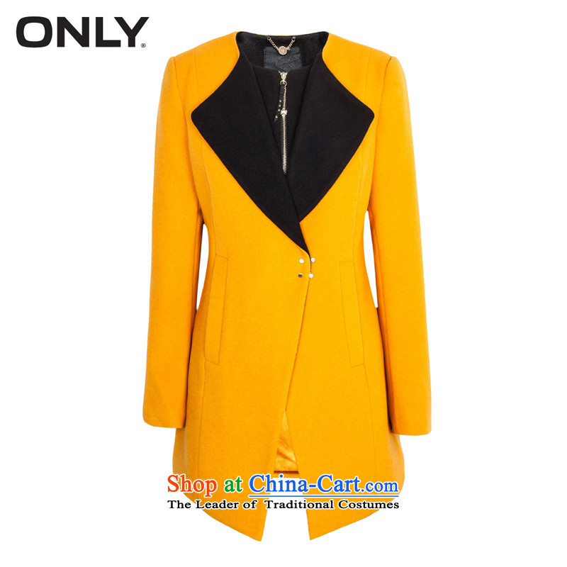Only replace new collision autumn colored collars in long-sleeved Sau San Mao overcoats female E|11434s015? 054 Ming (Copenhagen Declaration of Huang 155/76A/XS,ONLY group) , , , shopping on the Internet