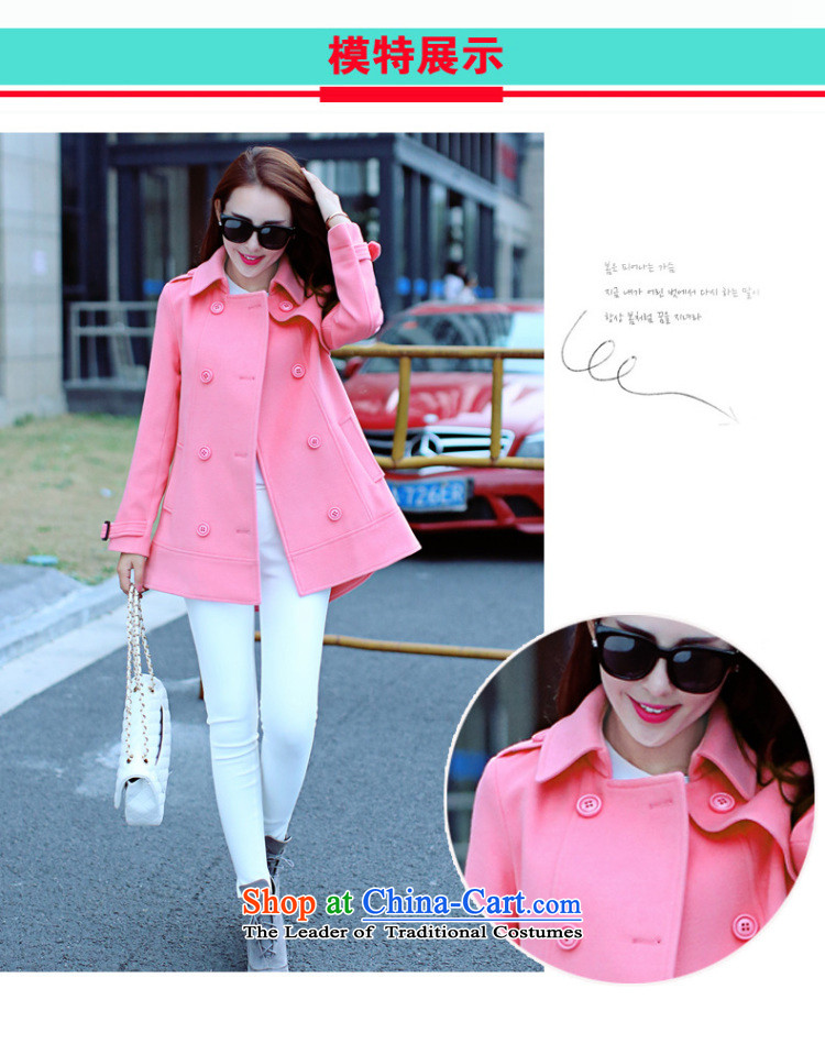 Charlene Choi Tysan 2015 Korean version of large numbers of ladies autumn and winter new fat mm to cloak gross lapel jacket is warm, double-a wool coat Navy Blue 2XL Photo, prices, brand platters! The elections are supplied in the national character of distribution, so action, buy now enjoy more preferential! As soon as possible.