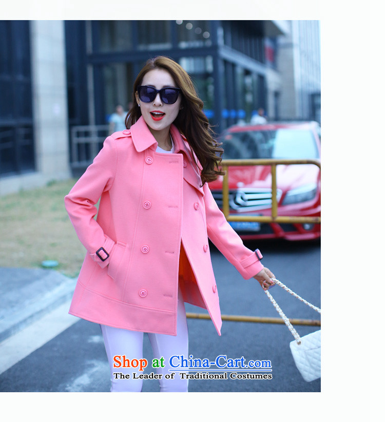 Charlene Choi Tysan 2015 Korean version of large numbers of ladies autumn and winter new fat mm to cloak gross lapel jacket is warm, double-a wool coat Navy Blue 2XL Photo, prices, brand platters! The elections are supplied in the national character of distribution, so action, buy now enjoy more preferential! As soon as possible.