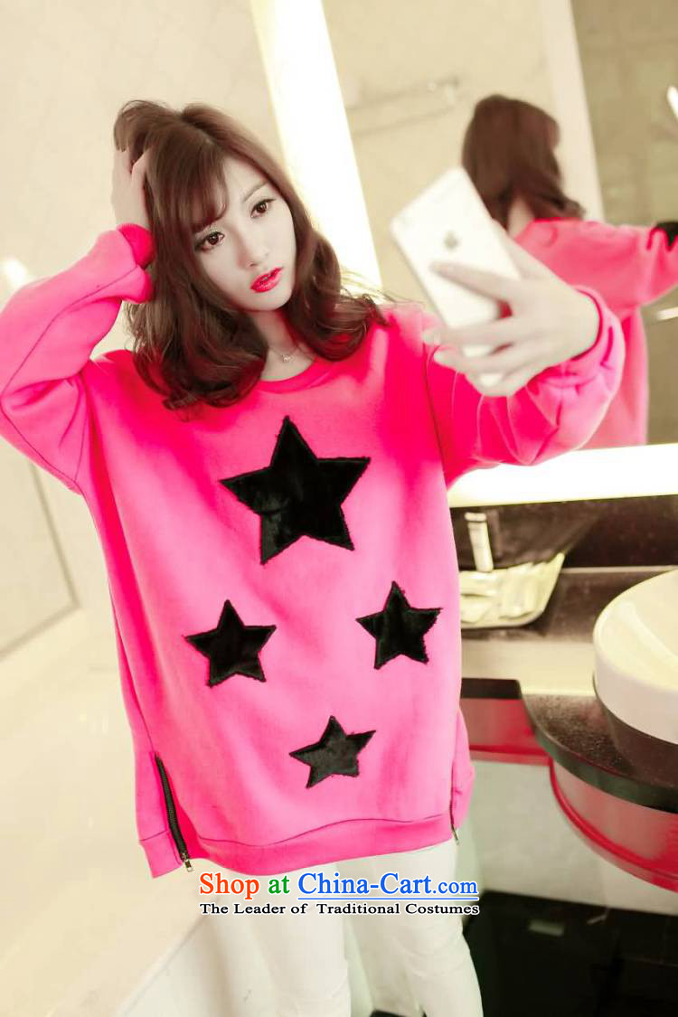 Replace the Spring and Autumn period the new 2015 Korean women to increase the number of students in a relaxd thick MM long thick thick, Hin thin, thick sister Fall Winter Sweater jacket and black large number of pictures, prices, XXXL brand platters! The elections are supplied in the national character of distribution, so action, buy now enjoy more preferential! As soon as possible.