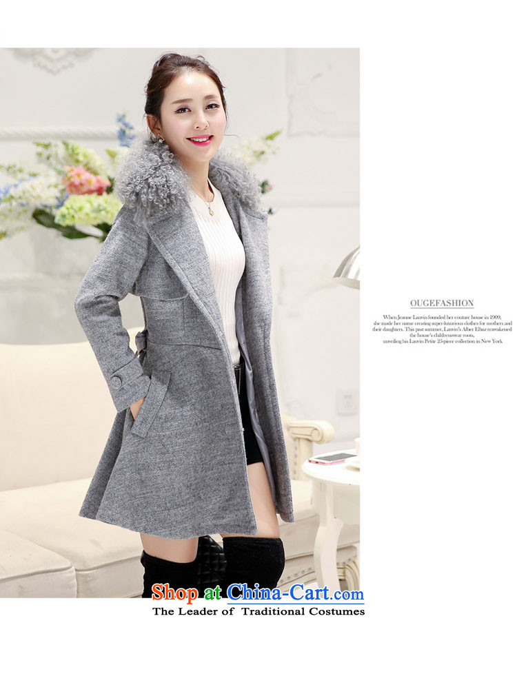The About Sin Yi coats female 2015 Fall/Winter Collections new women's gross jacket Korean Beauty?? female gray overcoat gross L picture, prices, brand platters! The elections are supplied in the national character of distribution, so action, buy now enjoy more preferential! As soon as possible.