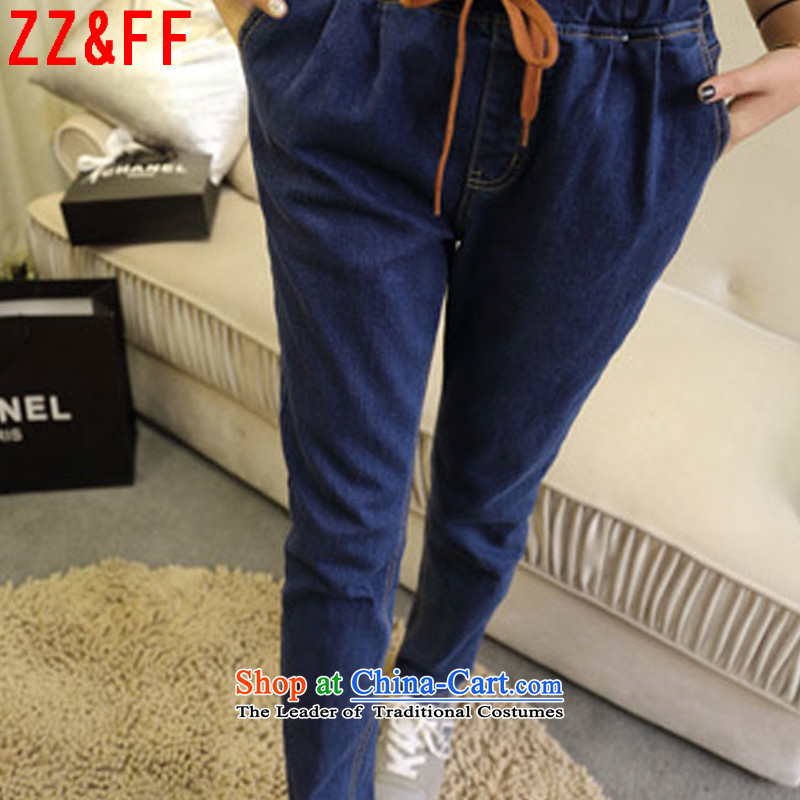 The autumn 2015 new Zz&ff larger women of elasticated waist stretch jeans NZK1002 female Denim blue XXXL picture, prices, brand platters! The elections are supplied in the national character of distribution, so action, buy now enjoy more preferential! As soon as possible.