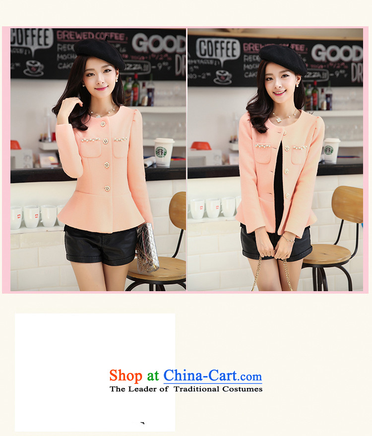 Joe customers fall 2015 new women's small elegant nail pearl wind-Sau San video thin hair? Single Row deduction coats of solid color, short cardigan round-neck jacket Yellow M picture, prices, brand platters! The elections are supplied in the national character of distribution, so action, buy now enjoy more preferential! As soon as possible.