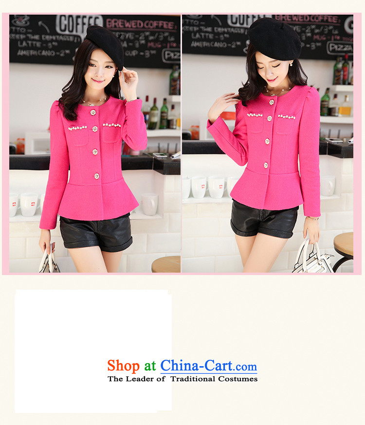 Joe customers fall 2015 new women's small elegant nail pearl wind-Sau San video thin hair? Single Row deduction coats of solid color, short cardigan round-neck jacket Yellow M picture, prices, brand platters! The elections are supplied in the national character of distribution, so action, buy now enjoy more preferential! As soon as possible.