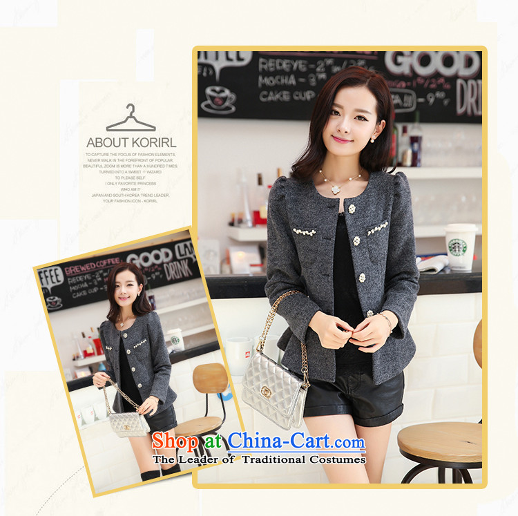 Joe customers fall 2015 new women's small elegant nail pearl wind-Sau San video thin hair? Single Row deduction coats of solid color, short cardigan round-neck jacket Yellow M picture, prices, brand platters! The elections are supplied in the national character of distribution, so action, buy now enjoy more preferential! As soon as possible.