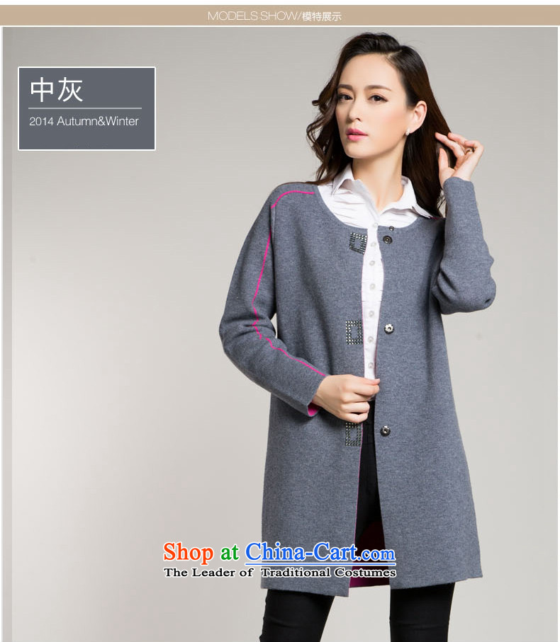 Hengyuan shiang chuan wool coat girl in long?) Ms. thick autumn and winter Sau San new jacket, middle gray PHOTO 165, prices, brand platters! The elections are supplied in the national character of distribution, so action, buy now enjoy more preferential! As soon as possible.