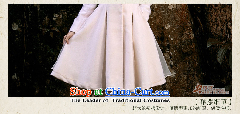 Gigi Lai Siu Chau stuffed light water fall and winter 2015 new embroidery collar gross? 