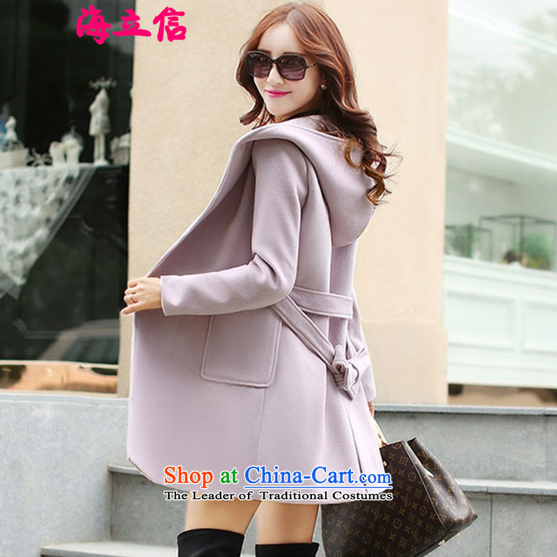 Letter alite 2015 Fall/Winter Collections new Korean women a gross?   in long coats female gross? Wind Jacket girl and Color M ALITE Letter , , , shopping on the Internet