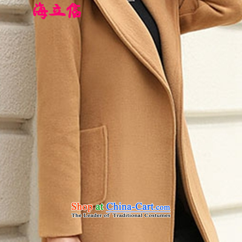 Letter alite 2015 Fall/Winter Collections new Korean women a gross?   in long coats female gross? Wind Jacket girl and Color M ALITE Letter , , , shopping on the Internet