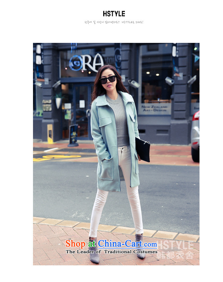 Korea has the Korean version of the Dag Hammarskjöld yi 2015 winter clothing new products with solid color in the lapel long hair?2 blue jacket DT4399 L picture, prices, brand platters! The elections are supplied in the national character of distribution, so action, buy now enjoy more preferential! As soon as possible.