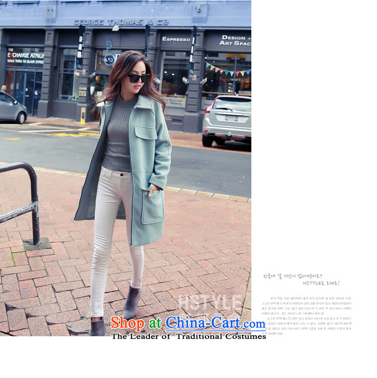 Korea has the Korean version of the Dag Hammarskjöld yi 2015 winter clothing new products with solid color in the lapel long hair?2 blue jacket DT4399 L picture, prices, brand platters! The elections are supplied in the national character of distribution, so action, buy now enjoy more preferential! As soon as possible.