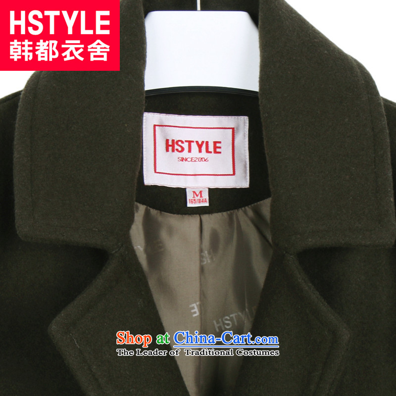 Korea has the Korean version of the Dag Hammarskjöld yi 2015 winter clothing new products with deep olive green youth long double-jacket GW5512 gross? deep olive green M, restaurants are Yi Homes , , , Korea shopping on the Internet
