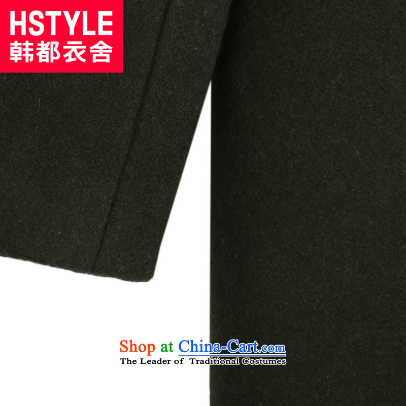 Korea has the Korean version of the Dag Hammarskjöld yi 2015 winter clothing new products with deep olive green youth long double-jacket GW5512 gross? deep olive green M, restaurants are Yi Homes , , , Korea shopping on the Internet