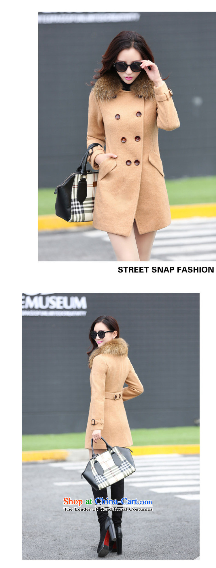 Spring 2015 winter coats kisses female new products in the long hair of the Jurchen people gross for jacket? 