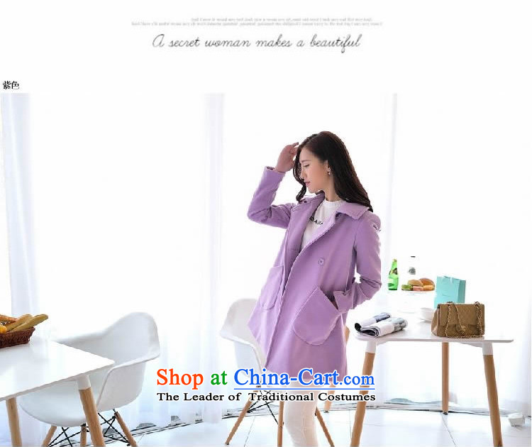 Tong yuan by 2015 autumn and winter coats gross NEW? The Girl in the long graphics thin Sau San lapel wind jacket female autumn in RED M pictures T404, prices, brand platters! The elections are supplied in the national character of distribution, so action, buy now enjoy more preferential! As soon as possible.