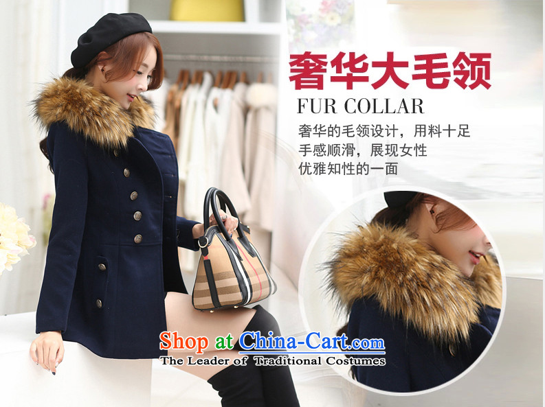 The World Yi compartment of autumn and winter 2015 new women's body Korean decorated in Wild long hair for gross? coats jacket wine red XL Photo, prices, brand platters! The elections are supplied in the national character of distribution, so action, buy now enjoy more preferential! As soon as possible.