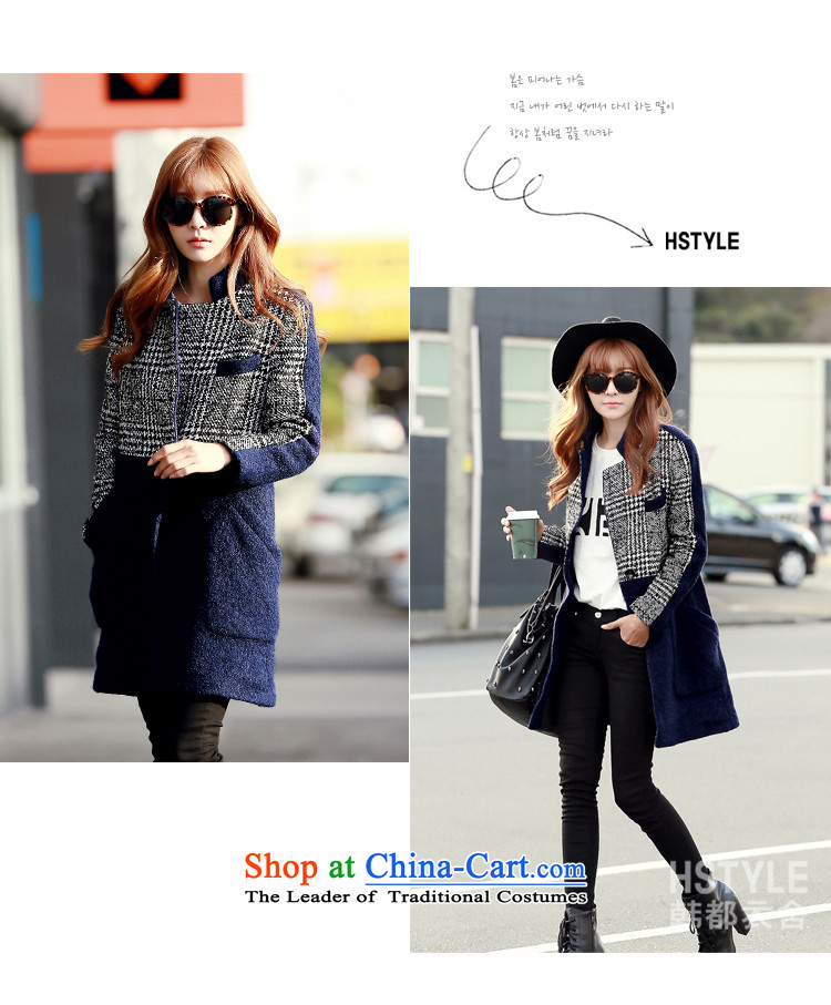 Korea has the Korean version of the Dag Hammarskjöld yi 2015 winter clothing new products with han bum stylish Sau San video thin stitching long-sleeved jacket NH5288 gross? Blue restaurant S picture, prices, brand platters! The elections are supplied in the national character of distribution, so action, buy now enjoy more preferential! As soon as possible.