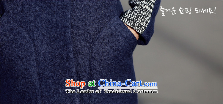 Korea has the Korean version of the Dag Hammarskjöld yi 2015 winter clothing new products with han bum stylish Sau San video thin stitching long-sleeved jacket NH5288 gross? Blue restaurant S picture, prices, brand platters! The elections are supplied in the national character of distribution, so action, buy now enjoy more preferential! As soon as possible.