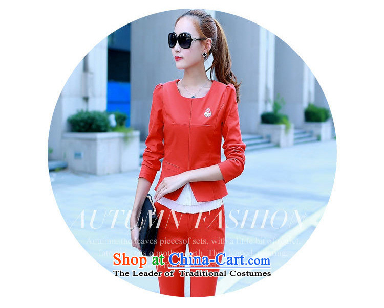 Women's clothes autumn 1361# Kit 2015 new stylish temperament kit, two kits of Sau San professional leisure wears black XL Photo, prices, brand platters! The elections are supplied in the national character of distribution, so action, buy now enjoy more preferential! As soon as possible.