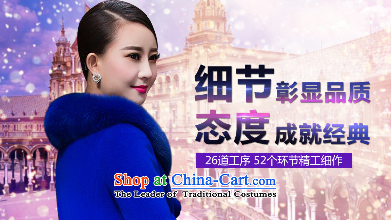 The World 2015 autumn and winter clothing stores new women's stylish high-emulation Fox for high-end in gross long cashmere cloak long-sleeved gross overcoats? Blue M picture, prices, brand platters! The elections are supplied in the national character of distribution, so action, buy now enjoy more preferential! As soon as possible.