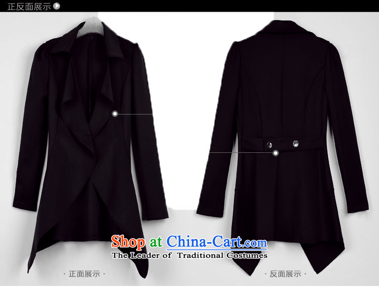 Create the  2015 autumn billion new Korean version of large numbers of ladies to intensify the two piece collars in long-sleeved long waist dresses BR6336 XXXL black picture, prices, brand platters! The elections are supplied in the national character of distribution, so action, buy now enjoy more preferential! As soon as possible.