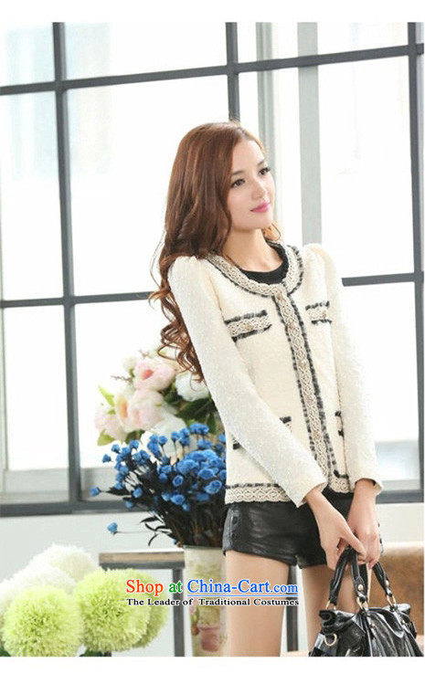 Create the  2015 autumn billion new Korean version of large numbers of female graphics thin wild beauty, Ms. Heung-wind jacket small BR6293 White XXL picture, prices, brand platters! The elections are supplied in the national character of distribution, so action, buy now enjoy more preferential! As soon as possible.